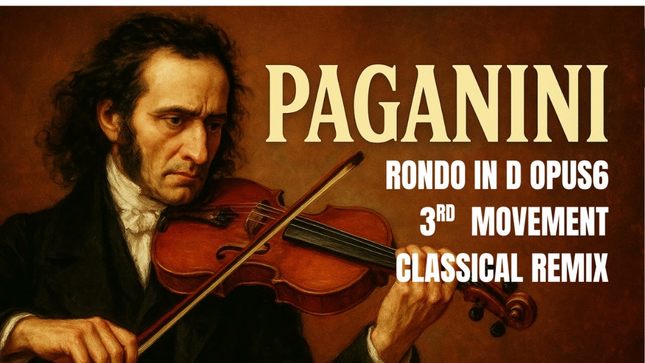 niccolo paganini rondo in d opus6 3rd movement classical remix 7402