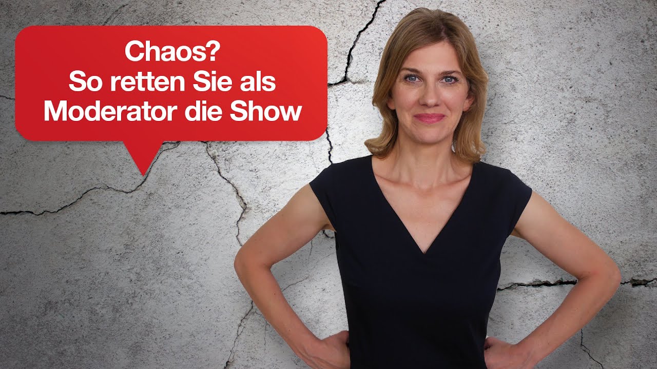 Chaos – So retten Sie als Moderator die Show I Tipps für Ihren überzeugenden Auftritt | #68