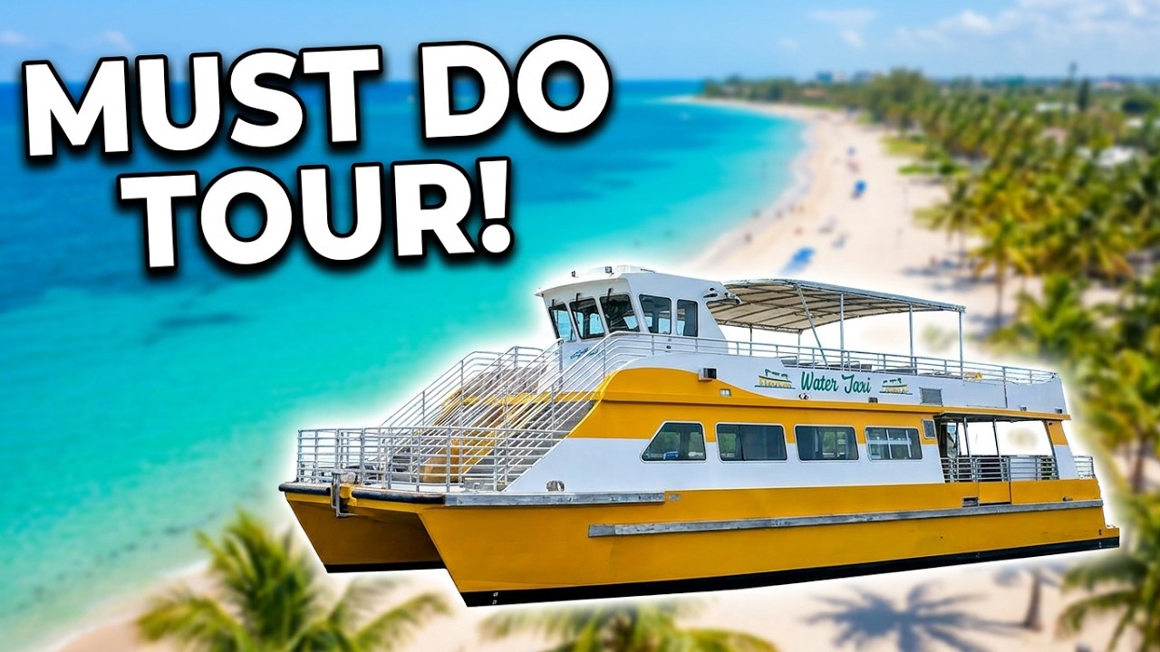 Trip to Ft. Lauderdale Florida to take the Water Taxi Tour
