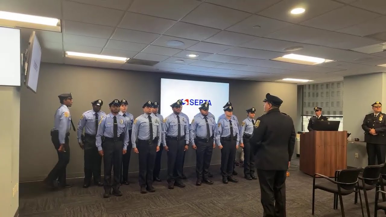 SEPTA Press Conference: Transit Police Swearing-in Ceremony