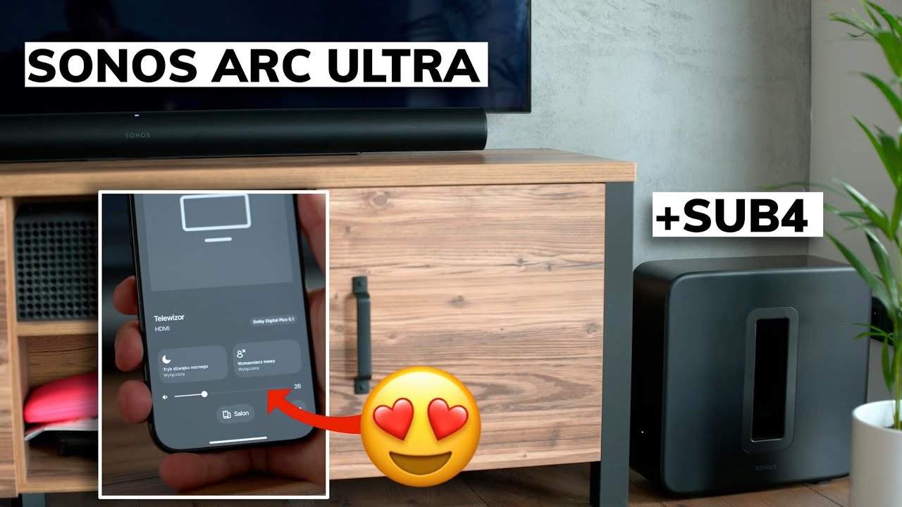 Sonos Arc Ultra + Sub4 - świetny zestaw nie tylko do TV
