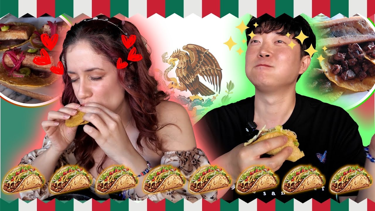 [VLOG DE MEXICO] PROBANDO TACOS POR PRIMERA VEZ... EN NUESTRAS VIDAS!!! 😨😱