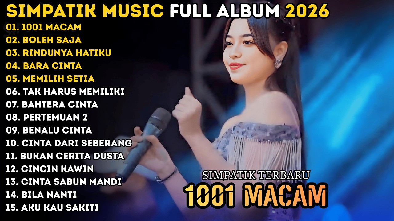 1001 MACAM - BOLEH SAJA - RINDUNYA HATIKU | RIA AMELIA | SIMPATIK MUSIC MUSIC FULL ALBUM 2026