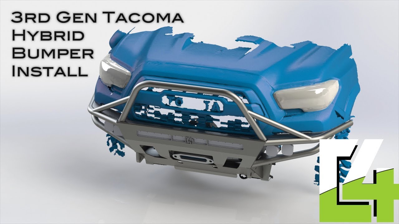 3rd Gen Tacoma Hybrid Bumper Install