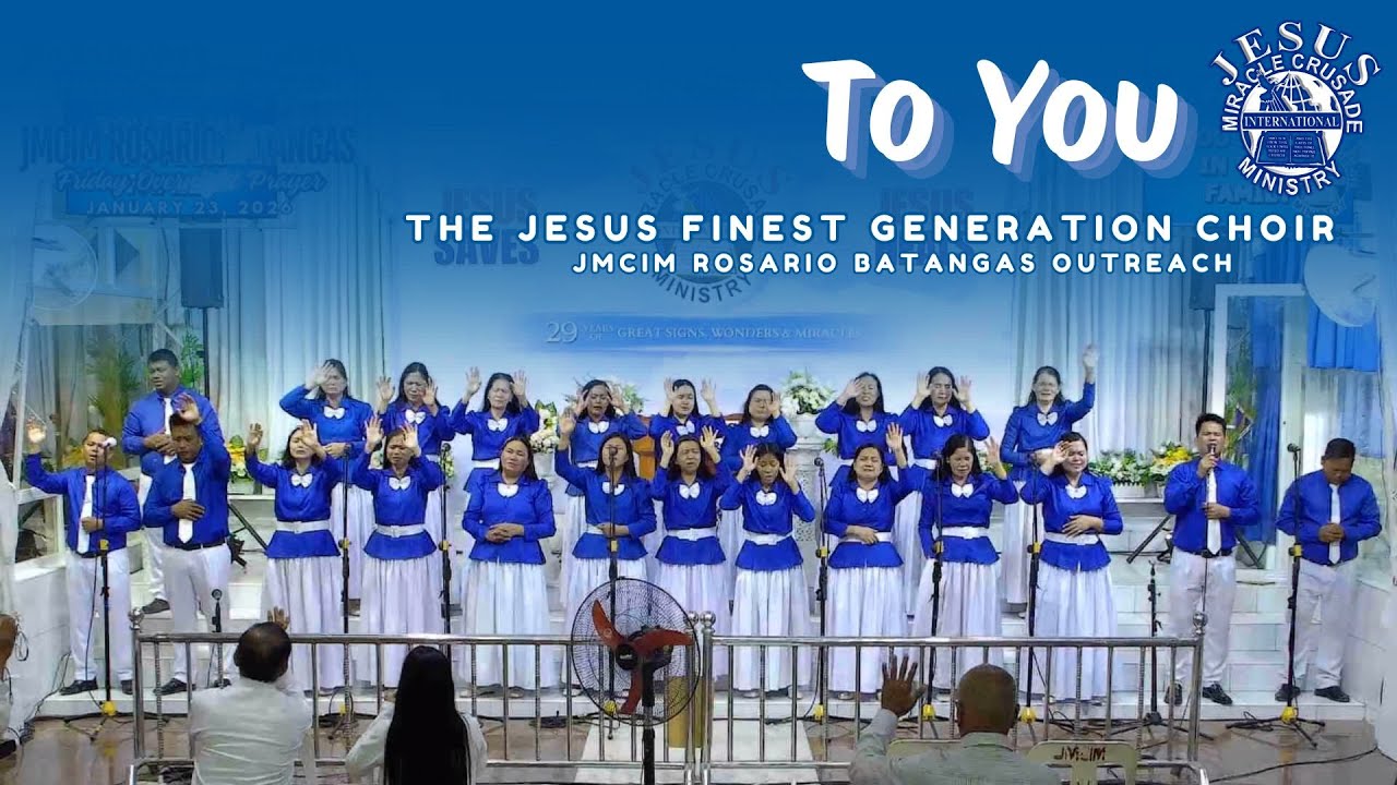 TO YOU | JMCIM ROSARIO BATANGAS | JANUARY 23, 2026
