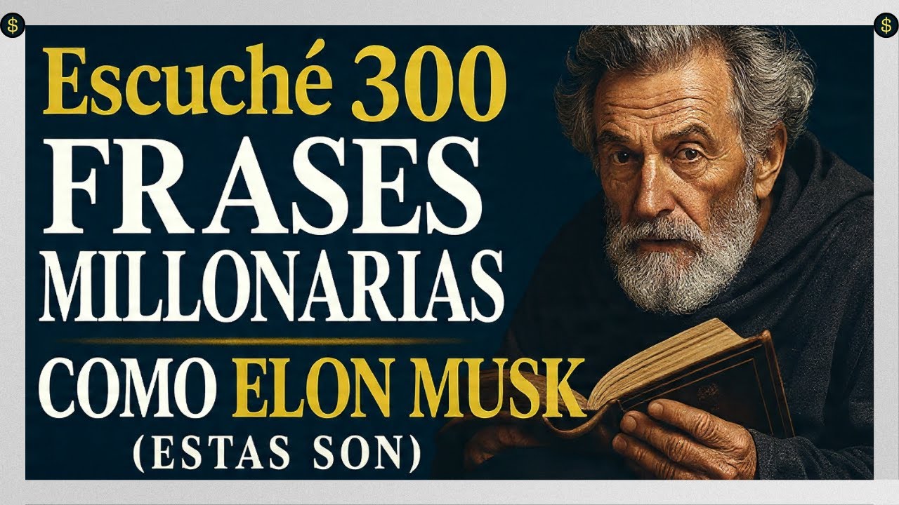 Escuché 300 FRASES MILLONARIAS Al Dormir y Ahora Pienso Como Elon Musk (ESTAS SON)
