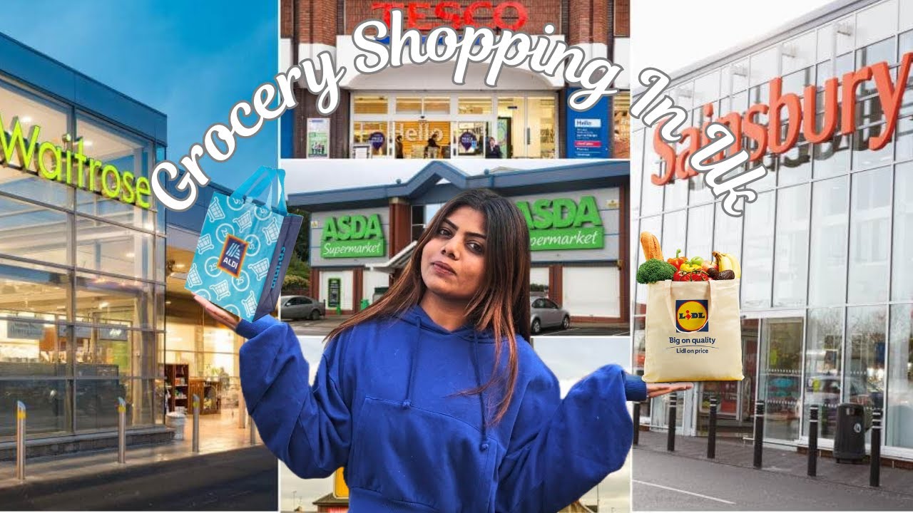 VISITING A GROCERY STORES IN LONDON, UK | AS AN INTERNATIONAL STUDENTS FOR THE FIRST TIME