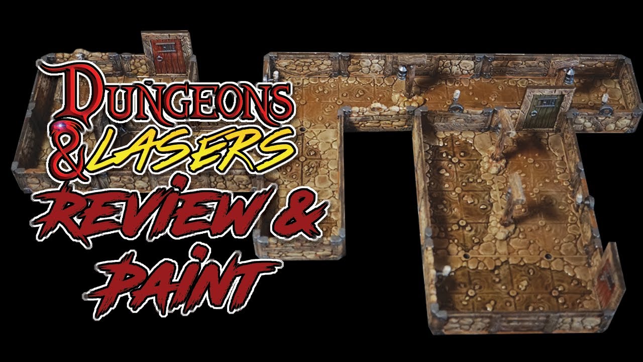Dungeons and Lasers: Dwarven Mine - Review and PAINT!