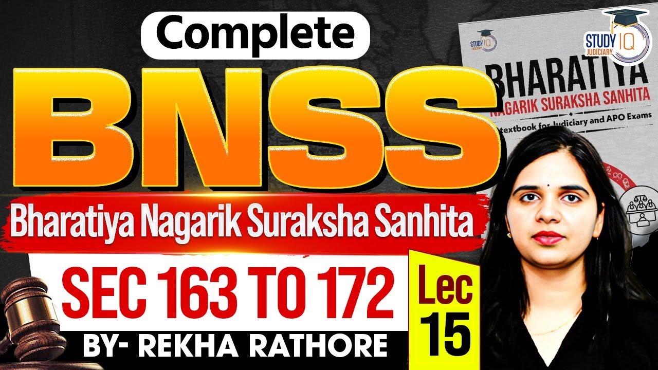 BNSS | Urgent matter of Public Nuisance & preventive action sec 163 -172 | StudyIQ Judiciary