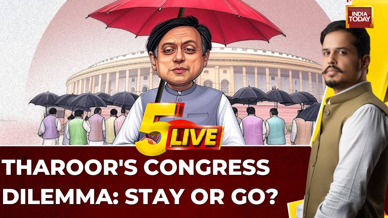 Shashi Tharoor's Political Future: Exit Mode or Pressure Tactics? | India Today