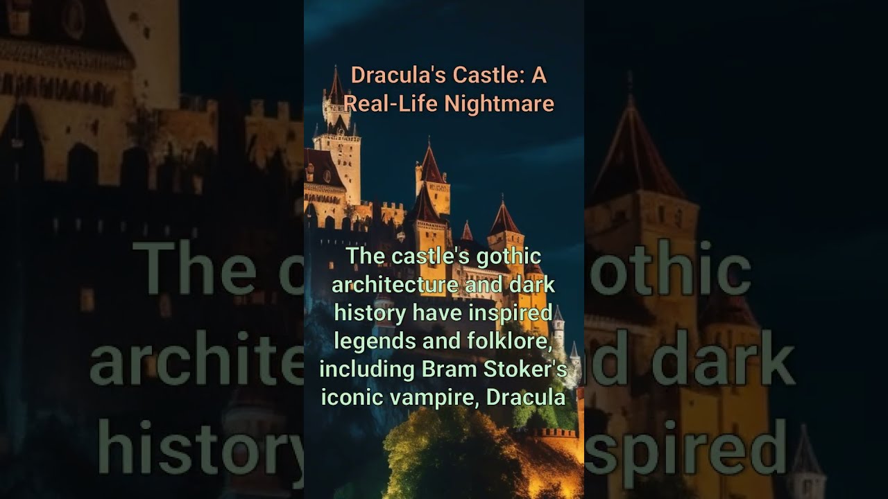 Dracula's Castle: Real-Life Nightmare #Castles #LegendaryPlaces #HistoryFacts #MythologyFacts