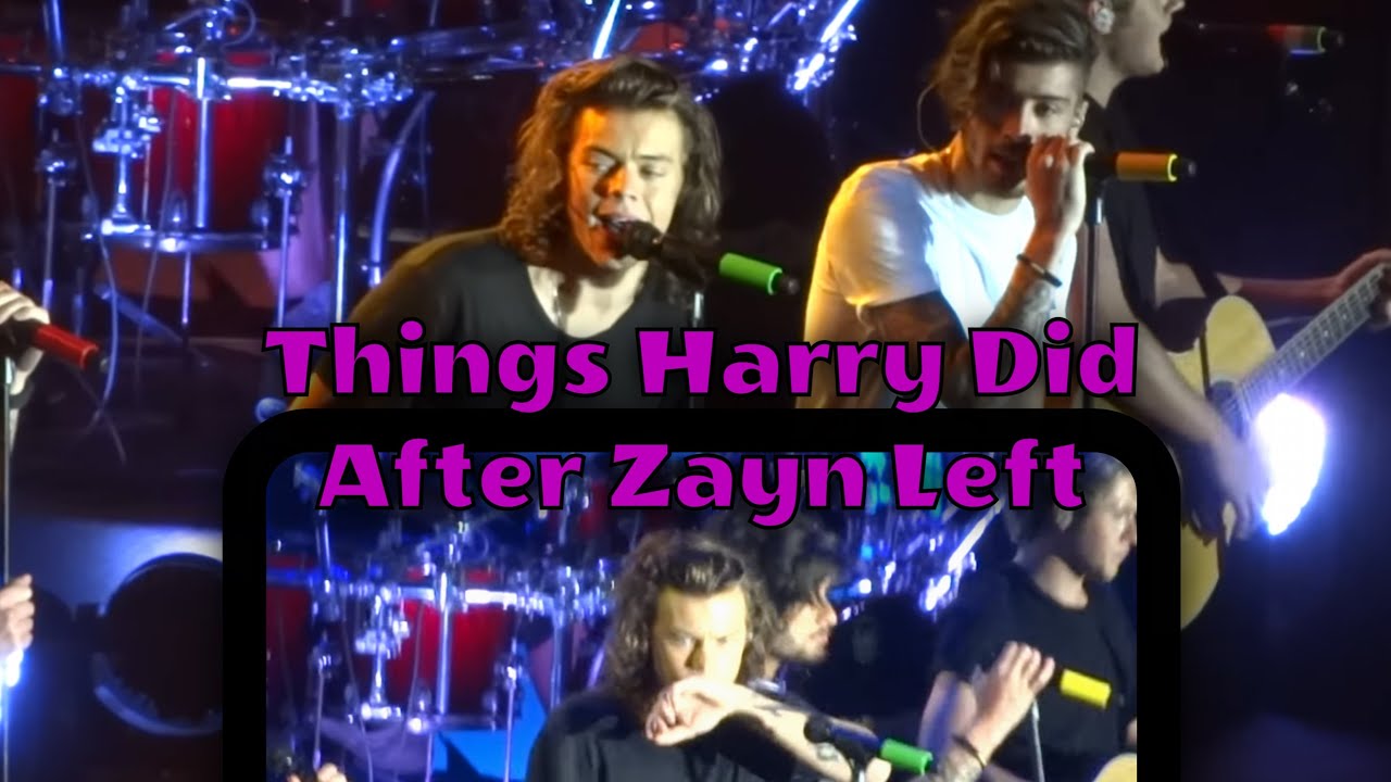 Things Harry Did After Zayn Left - Part 2: Ready To Run // Zarry