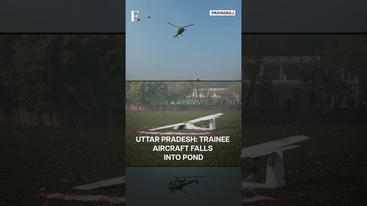 IAF Trainee Aircraft Crashes in a Pond in Prayagraj, Pilots Safe | N18G