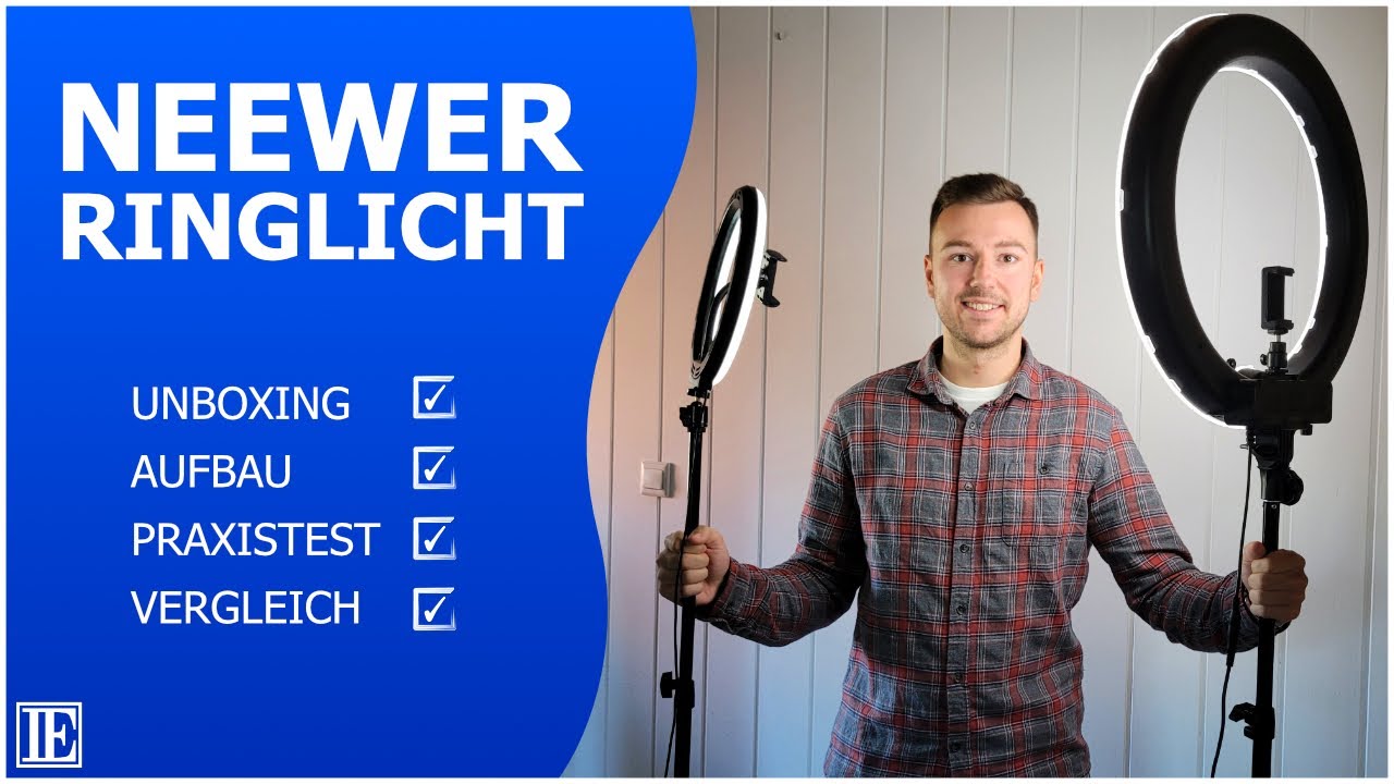 NEEWER Ringleuchte mit Stativ: Aufbau, Test & Vergleich