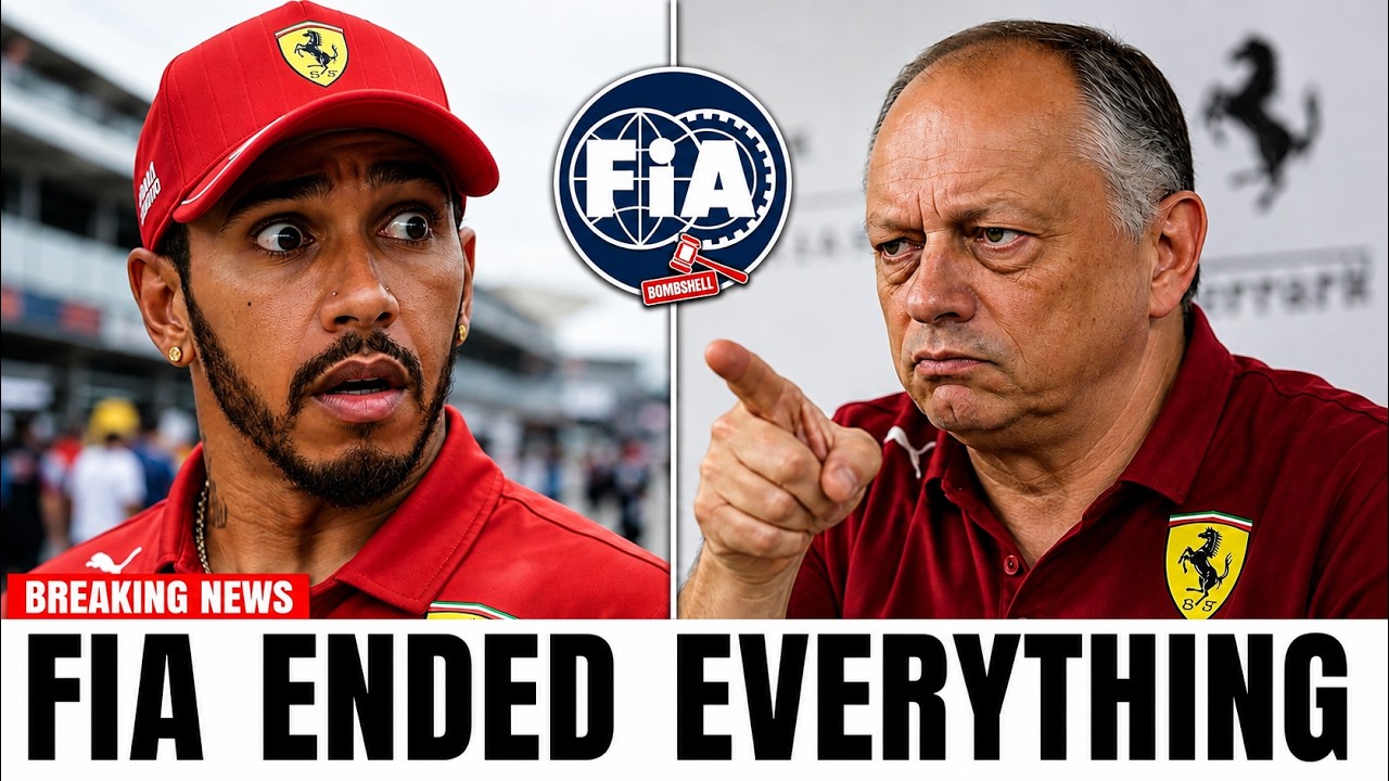 Lewis Hamilton & Fred Vasseur SHOCKED as FIA drops bombshell decision &ndash; IT'S OVER