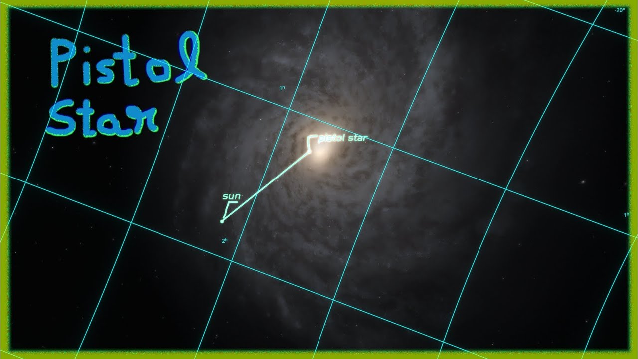 Pistol Star (blue hypergiant star) - space engine