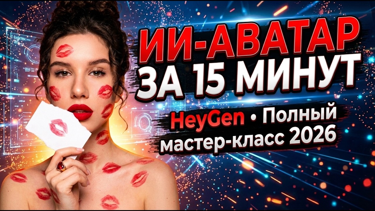 Как создать ИИ-аватар за 15 минут: полная инструкция HeyGen 2026