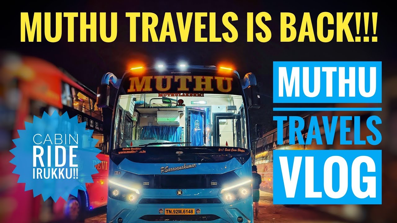 MUTHU TRAVELS VLOG‼️ TIRUCHENDUR 🔁 CHENNAI #trending #viral #bus #muthu #travel #vlog #tiruchendur