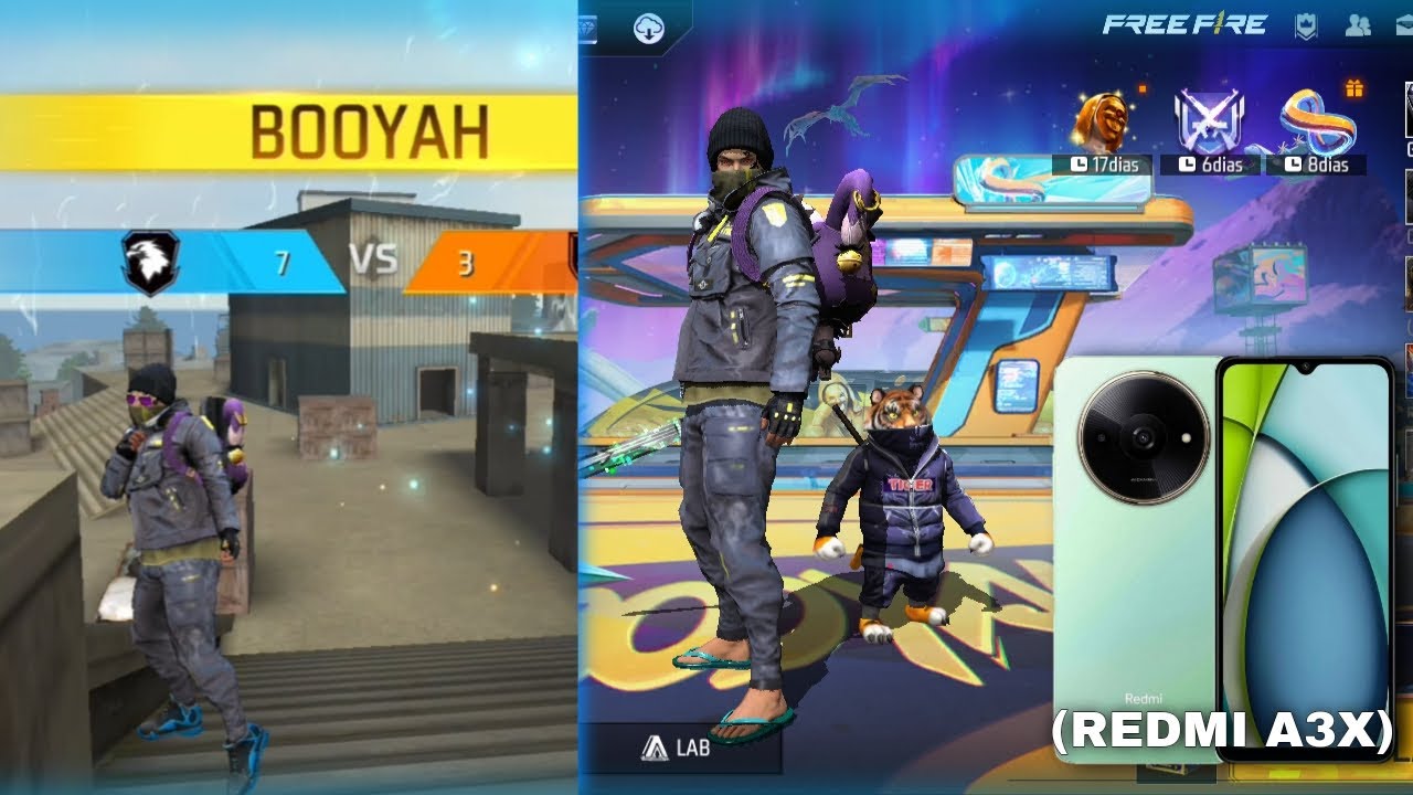 Jogando x1 no redmi a3x será que é bom? [Free fire]