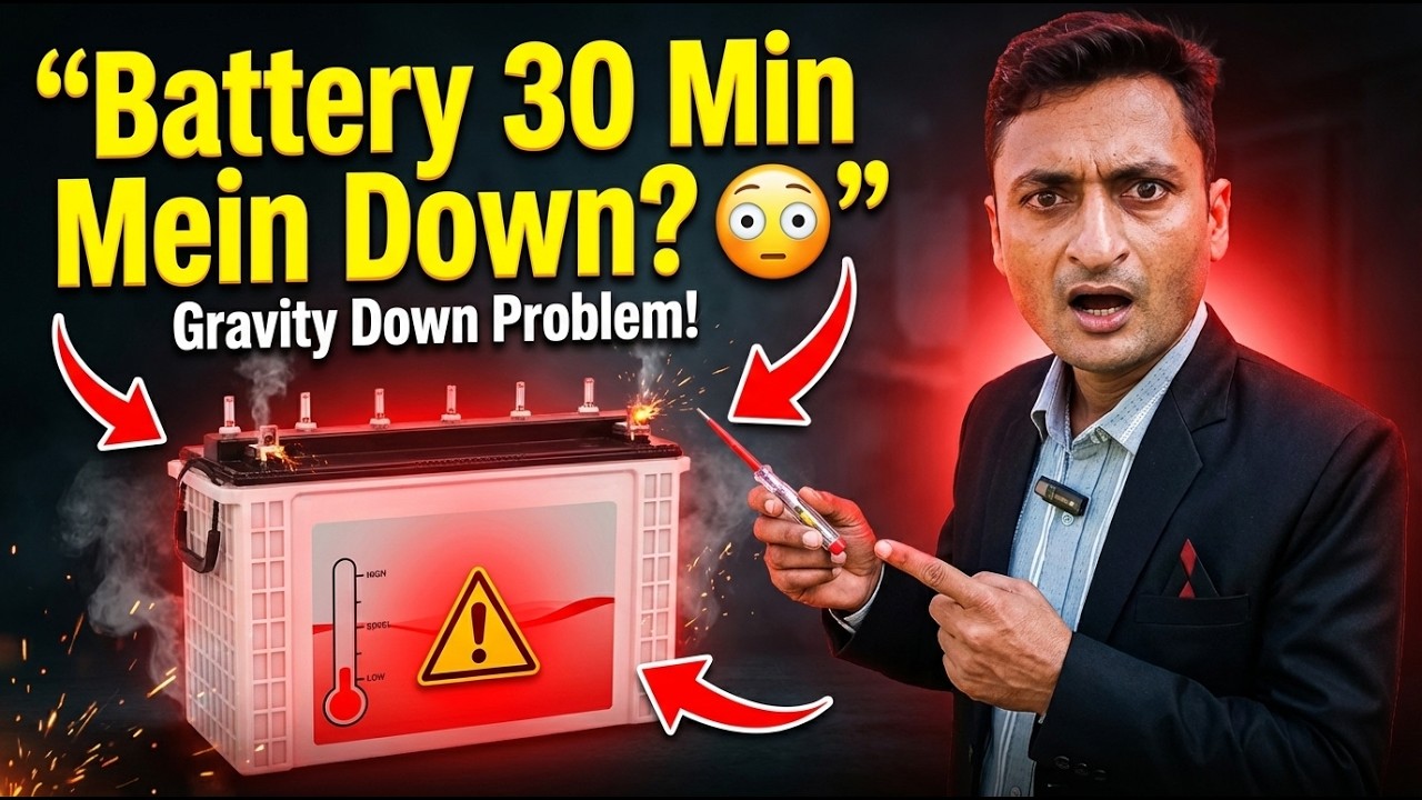 Battery ki gravity kaise badhaye | Battery ki gravity kaise sahi karen