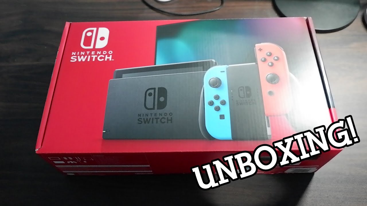 [joeds unbox] Nintendo Switch Unboxing