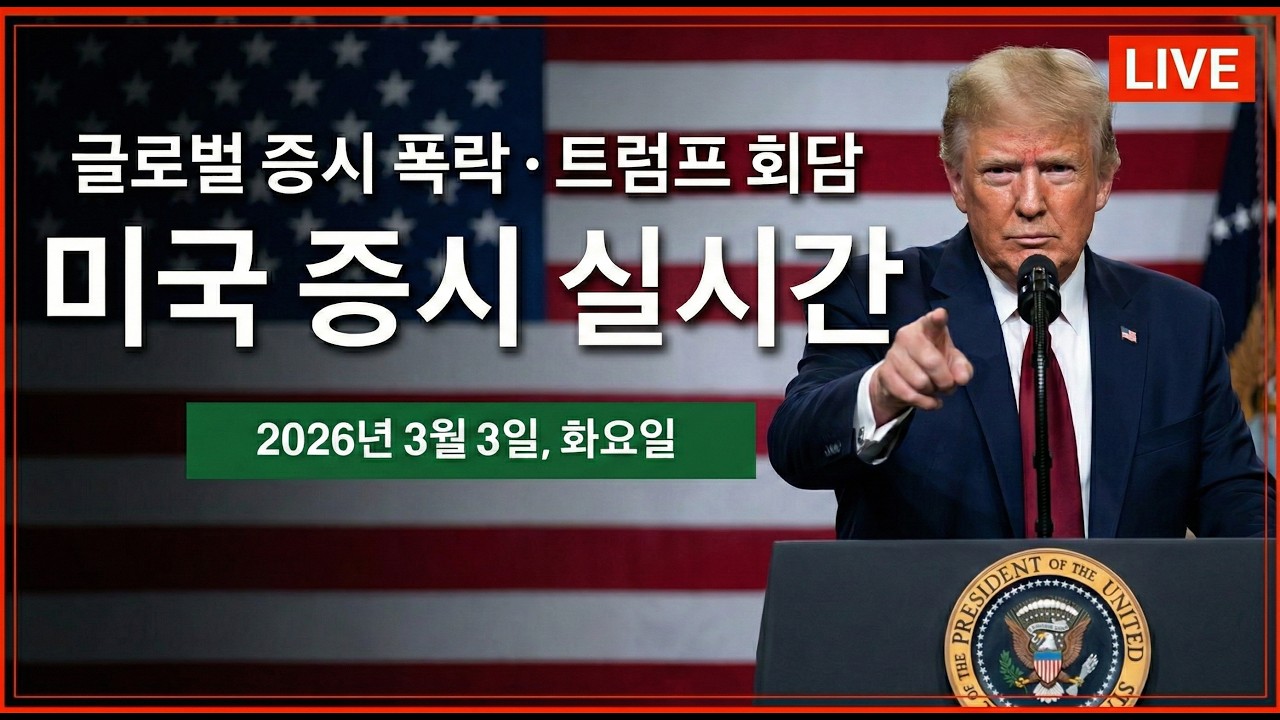 (실시간) 글로벌 주식 충격 심화, 이란 분쟁 확대 | 실적발표: CRWD, GTLB | 미국주식, 비트코인 방송