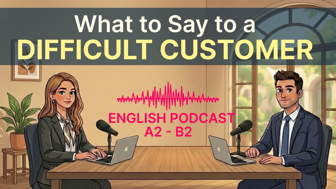 How to Talk To A Difficult Customer | A2 - B2 English Podcast for Work and Business