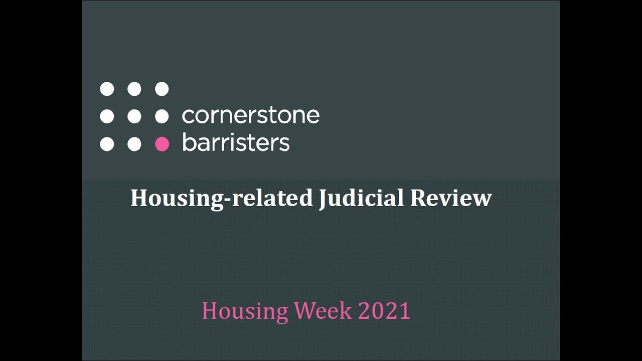 Housing-related Judicial Review