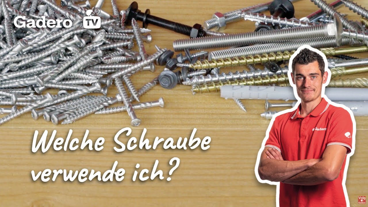 Eisenwaren und Schrauben - Welche benutzt man wof&uuml;r?