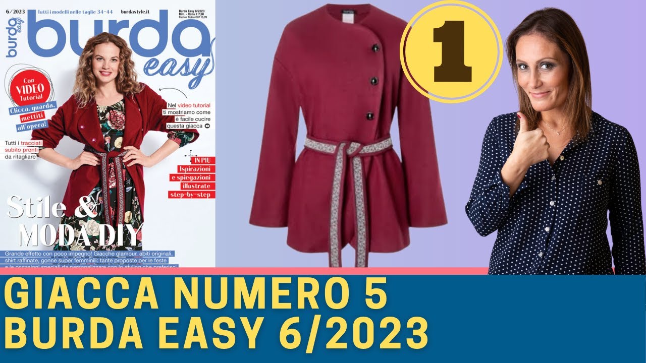 Giacca Burda Easy | parte 1 | tutorial cucito | in sartoria con Sara Poiese