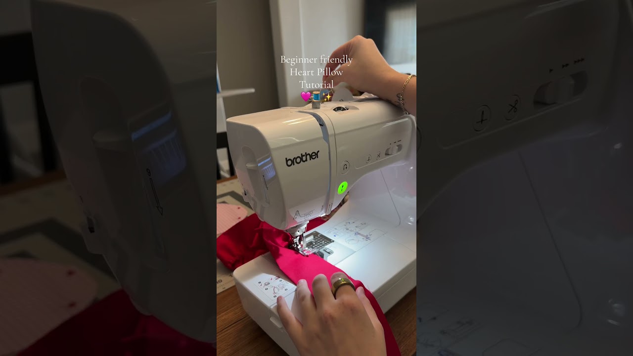 Heart pillow sewing tutorial #sewingtutorial  #sewing #sewingprojects