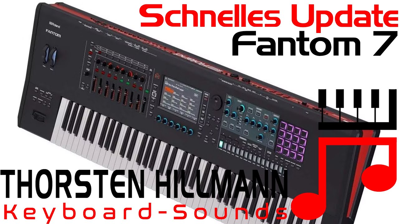 Roland Fantom, schnelles Update auf 3.02., so geht es