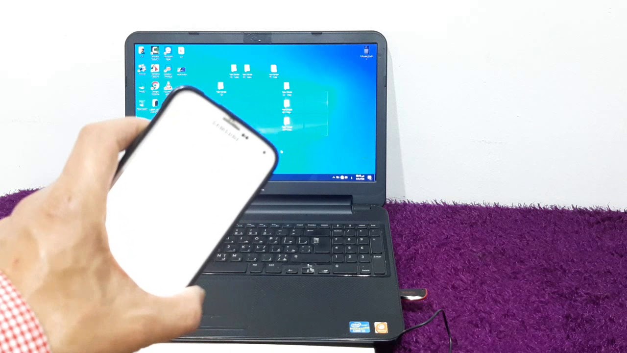 نقل الملفات من الكمبيوتر الى الهاتف عن طريق وصلة USB