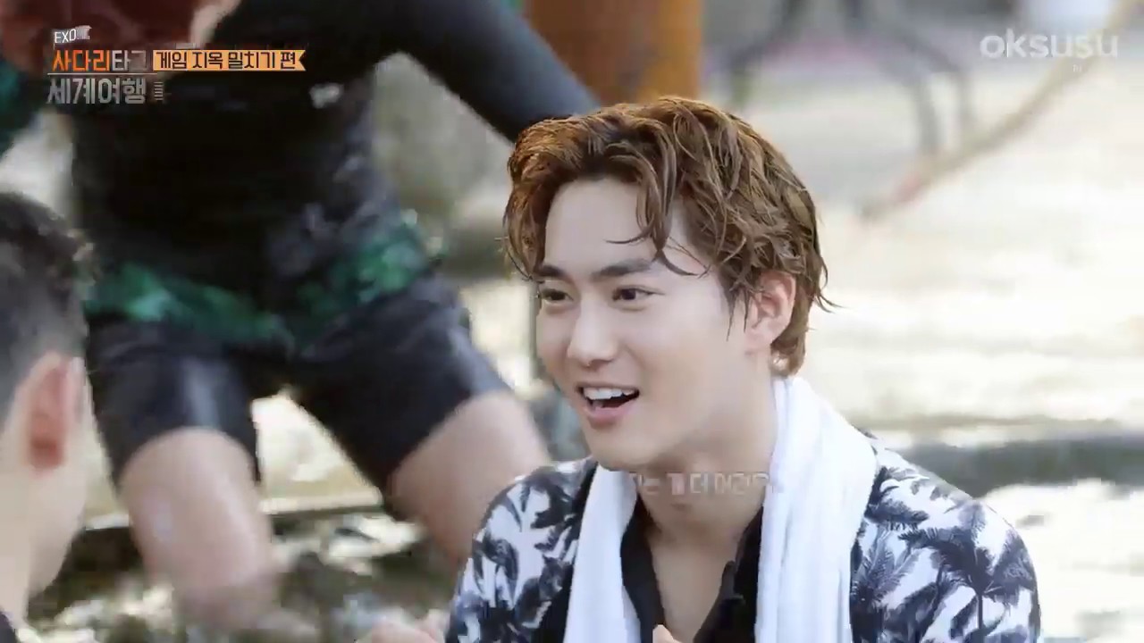 EXO's Ladder Season2 (45) Kyungsoo🐧 vs Suho🐰 omg so sweet