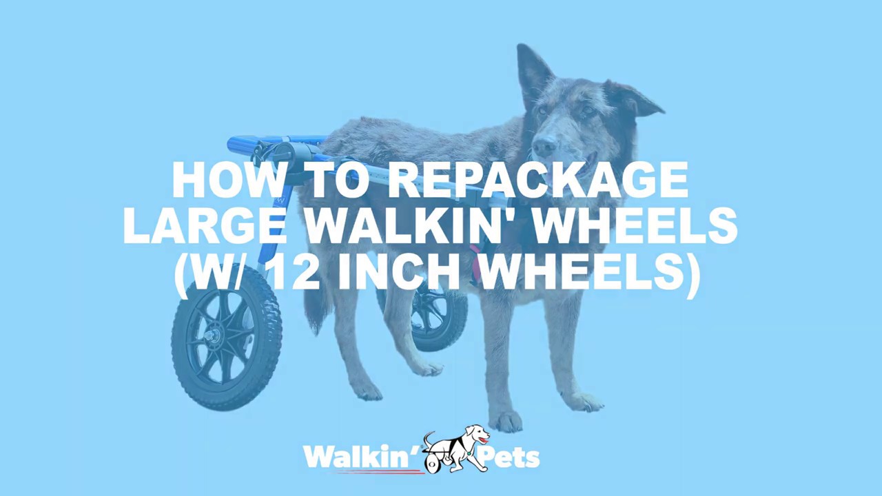 How to Repackage LARGE Walkin' Wheels - 12 Inch Wheels