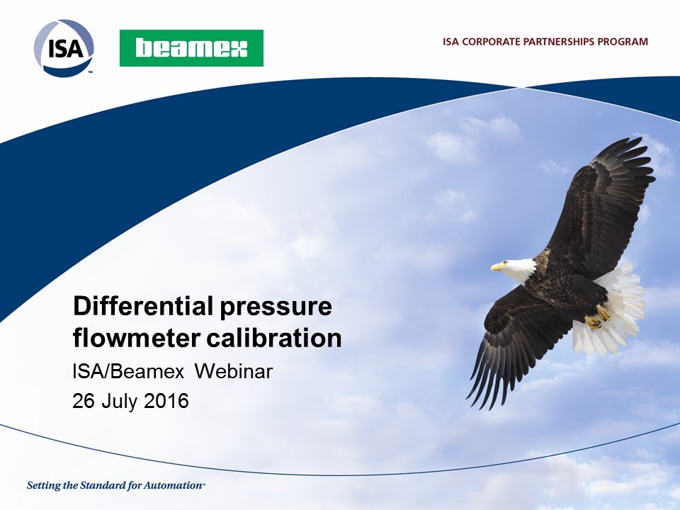 Differential Pressure Flowmeter Calibration | ISA & Beamex Webinar