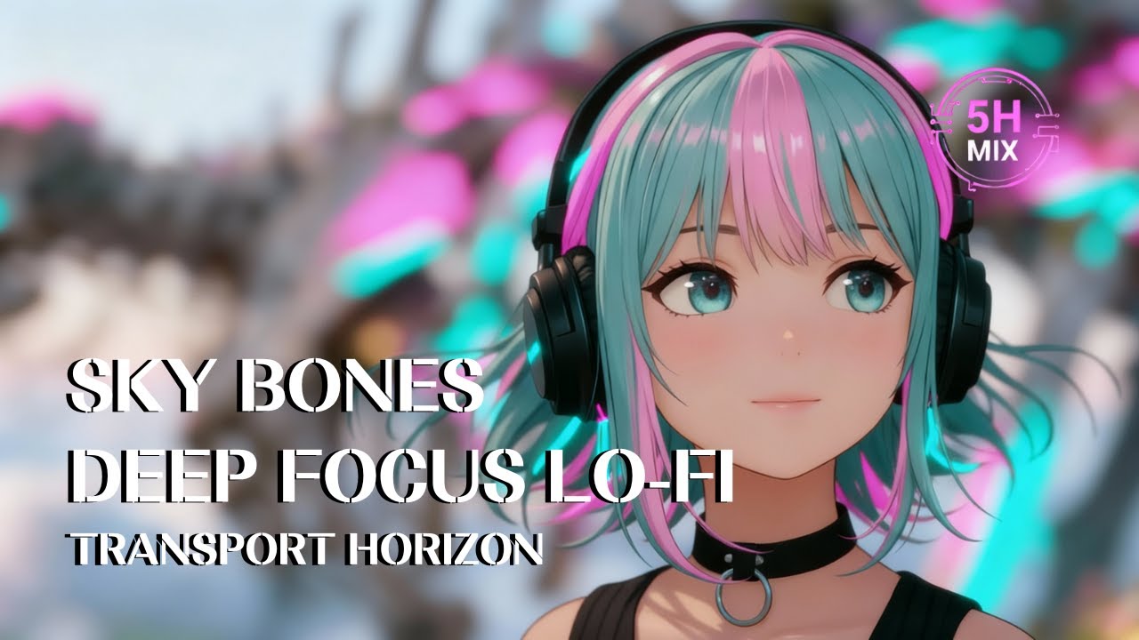 【5hours】Lo-fi  集中BGM 『Sky Bones』｜作業・読書・思考用｜Deep Focus