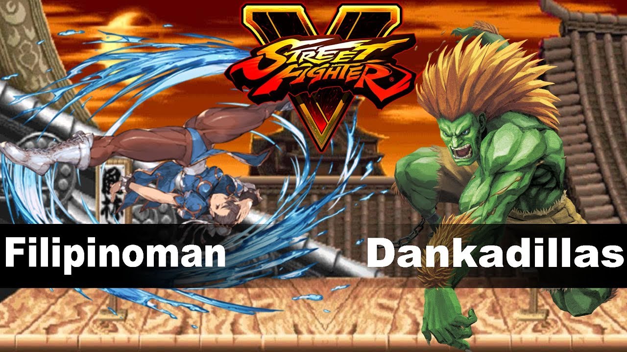 SFV/SF5 AE Filipinoman (Chun-li) vs Dankadilla (Blanka) Ranked Match Set