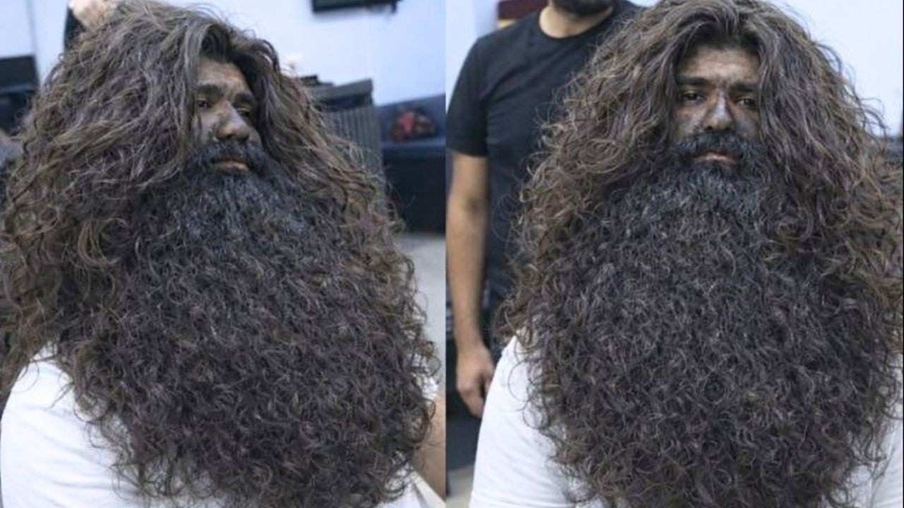 ''10 YEARS BEARD''!! Homeless Man Insane Transformation