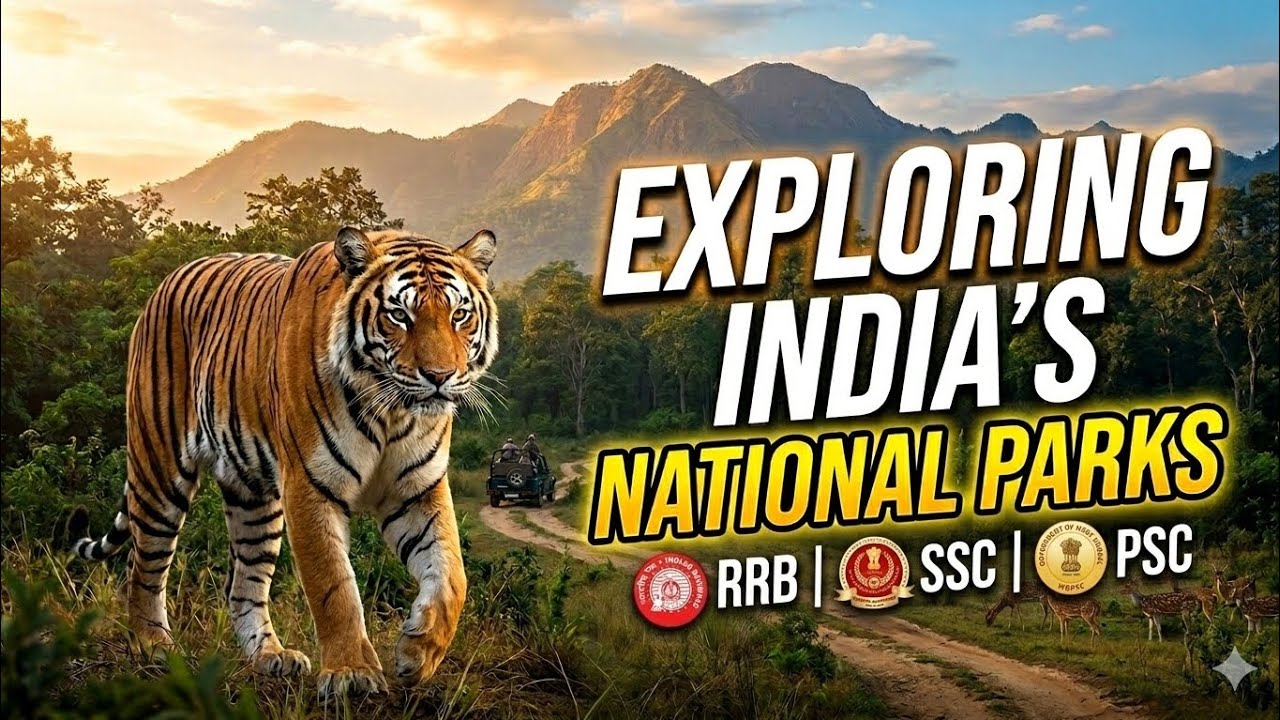 Indian National Parks State-wise List | Most Important for Railway & SSC Exams 2026