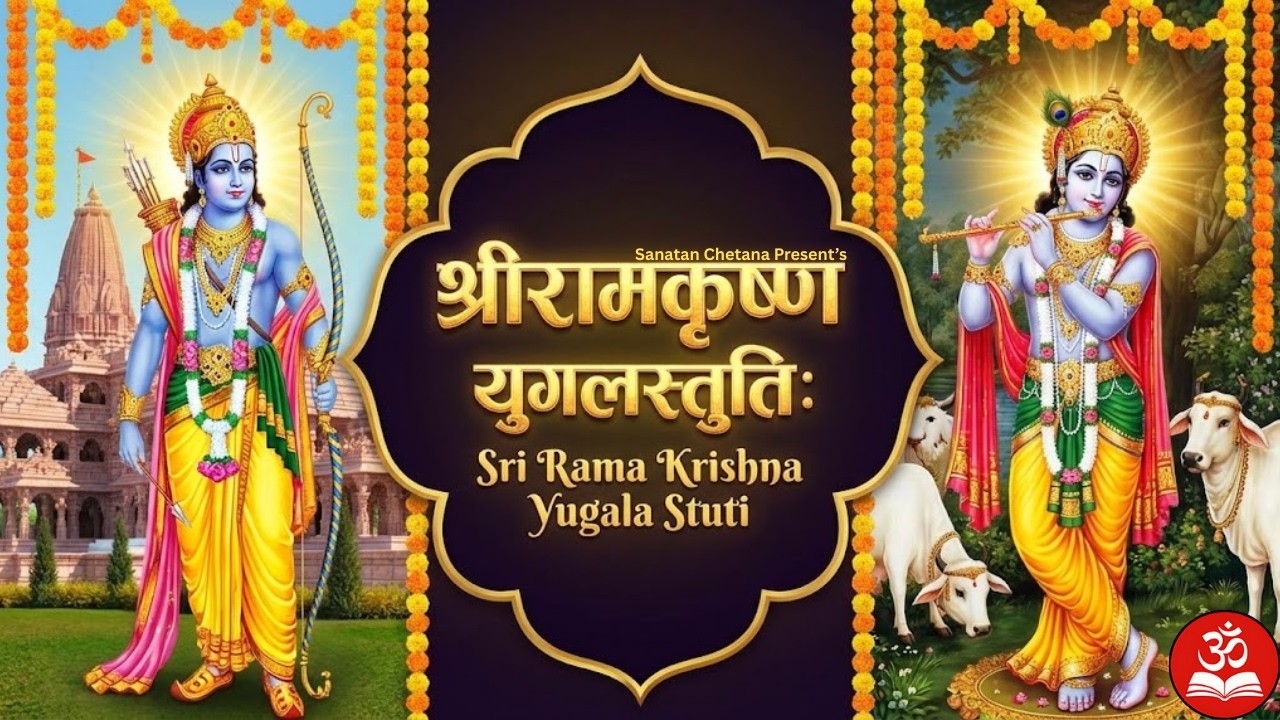 🦚 Shri Ramakrishna Yugala Stuti | एक साथ करें राम और कृष्ण की स्तुति | Rare Vishnu Mantra