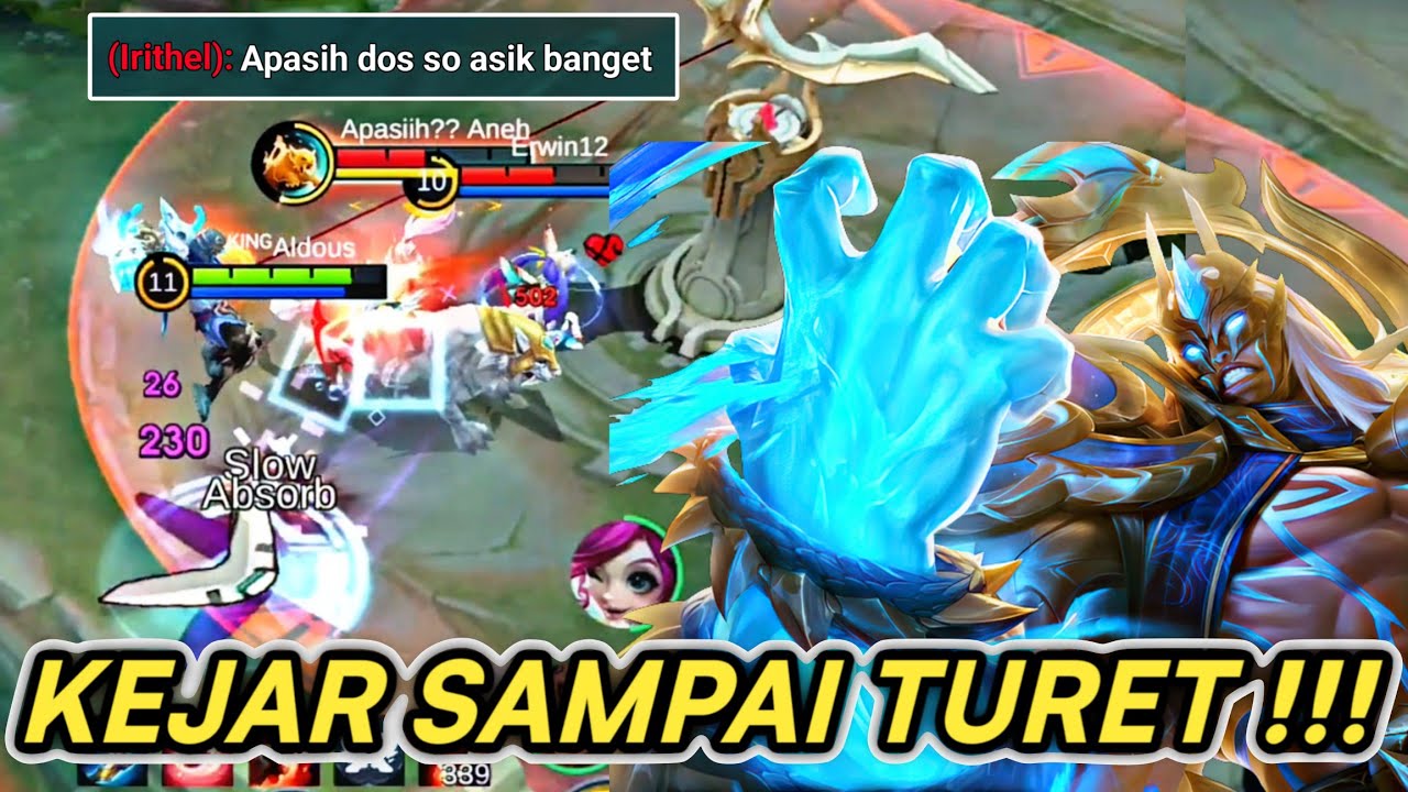 ALDOUS GW NGAMUK !!! LOCK IRITHEL SAMPAI KENA MENTAL -MLBB