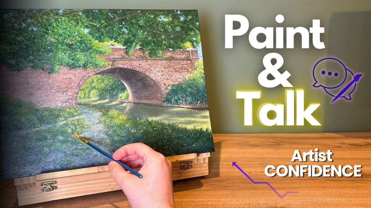 Relaxing Paint & Talk | How to Build CONFIDENCE as an Artist