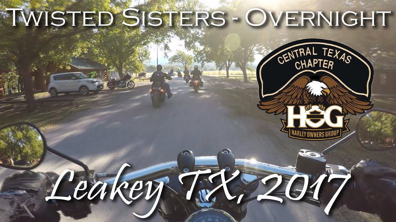 Harley Owners Group - Twisted Sisters adventure in Leakey TX