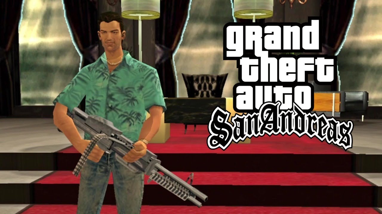 CJ vs Tommy Vercetti EPIC Battle! | GTA San Andreas  #gta  #gtasanandreas  #gtasamodspc