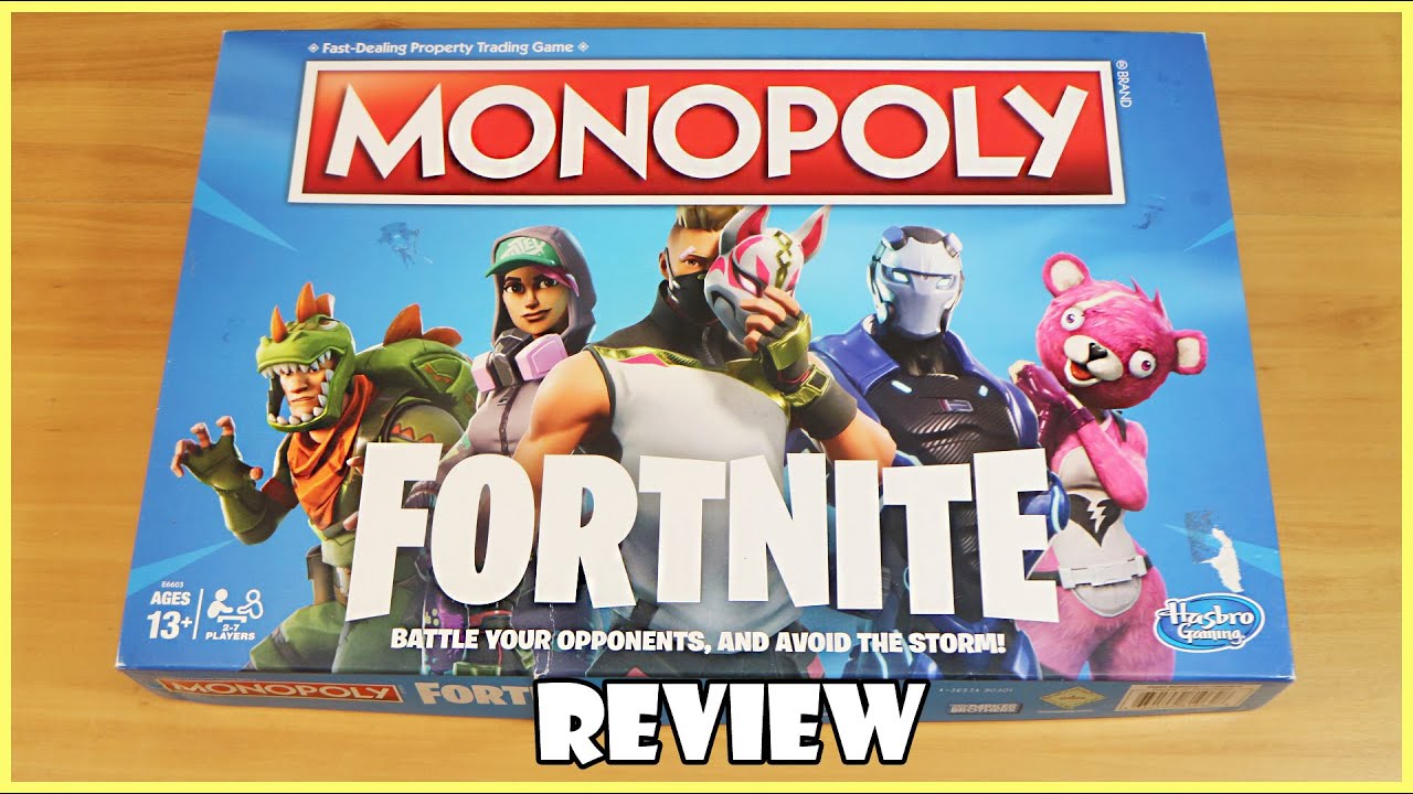 Monopoly Fortnite Edition Board Game Review! | Board Game Night