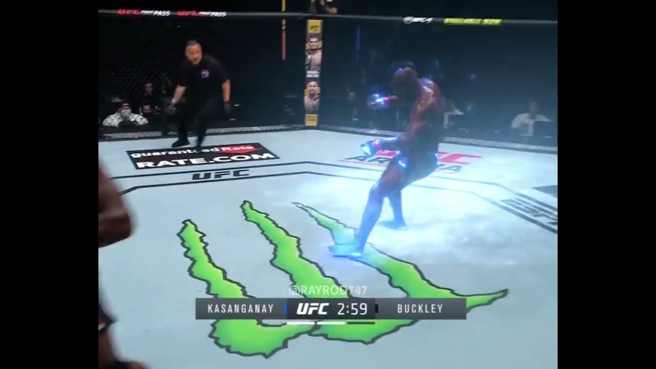 joaquin Buckley colded his opponent with a head shot knockout 😱🔥 | #ufc #mma #shorts #joaquinbuckley