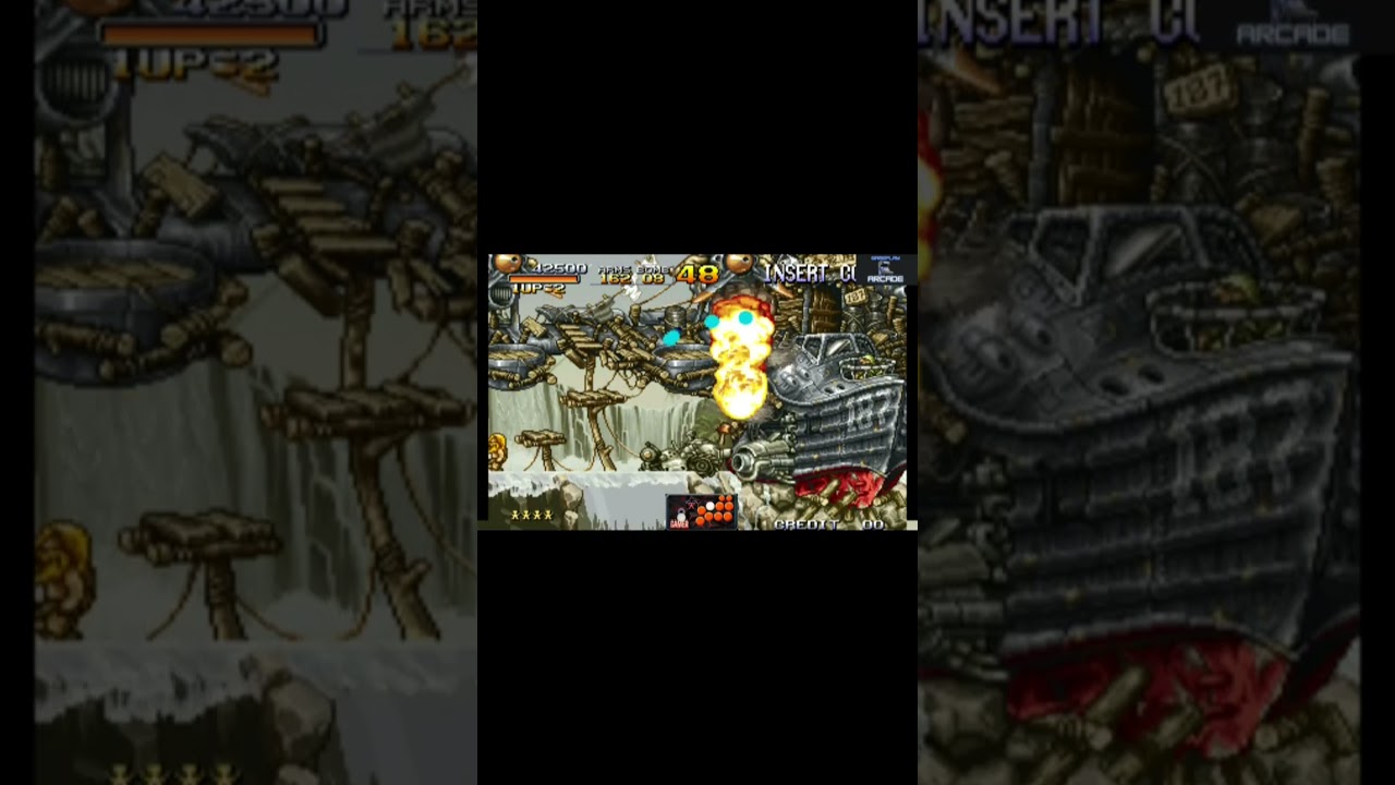 METAL SLUG 1996 (MISS&Atilde;O 01) #shorts #metalslug #gameplayarcade