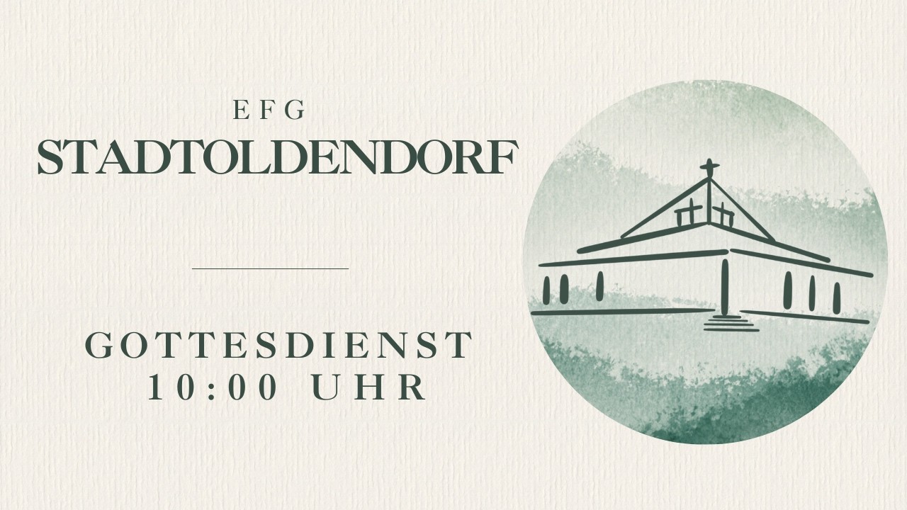 Gottesdienst am 29.03.2026 | EFG Stadtoldendorf
