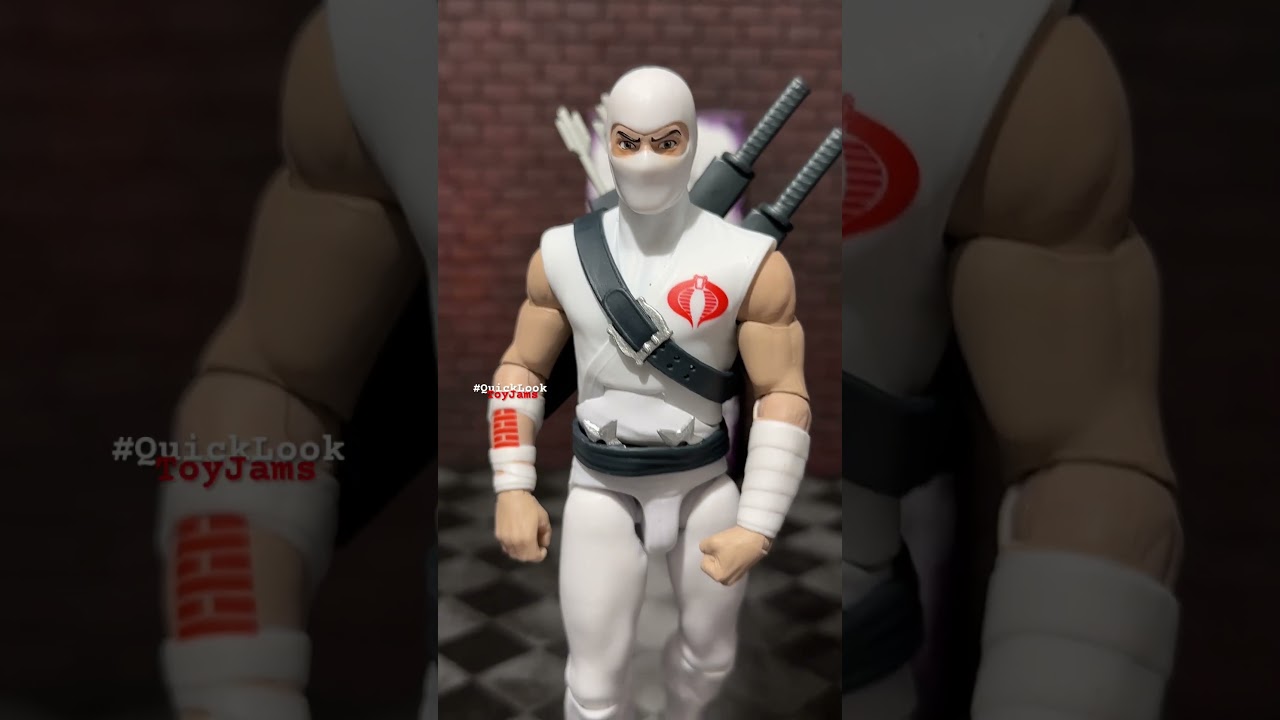 Super7 Ultimates! STORM SHADOW GIJoe QUICK LOOK Action Figure Review